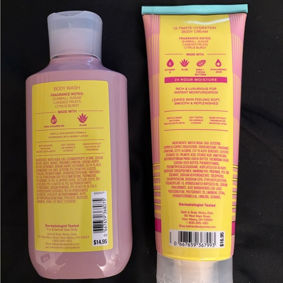 Bath & Body Works Bubble Gum Pop and Blue Raspberry Burst Set - Picture 5 of 14